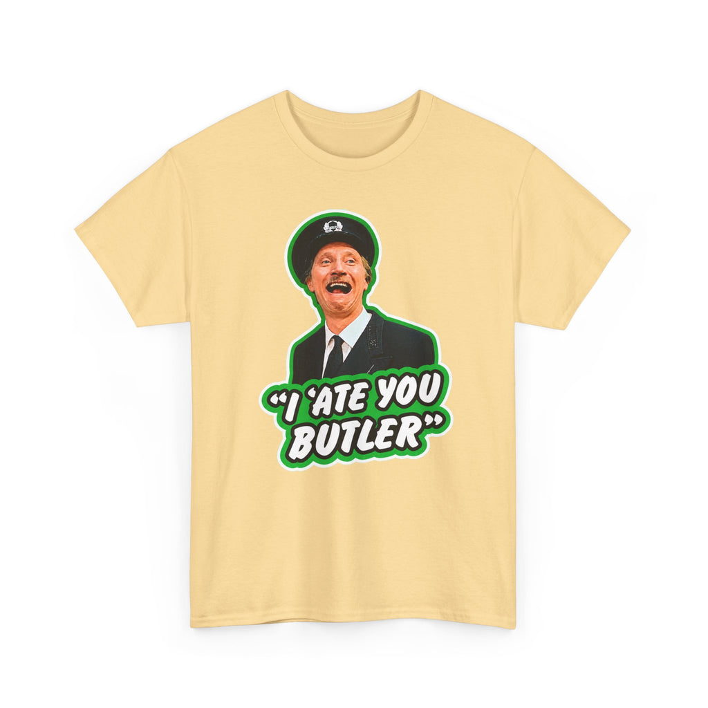 I Ate You Butler T-Shirt — Funny Retro Butler Graphic Tee