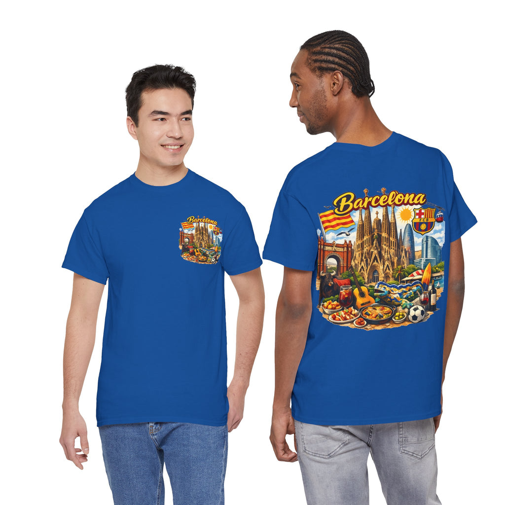 Barcelona Souvenir T‑Shirt — Vintage City Collage Tee