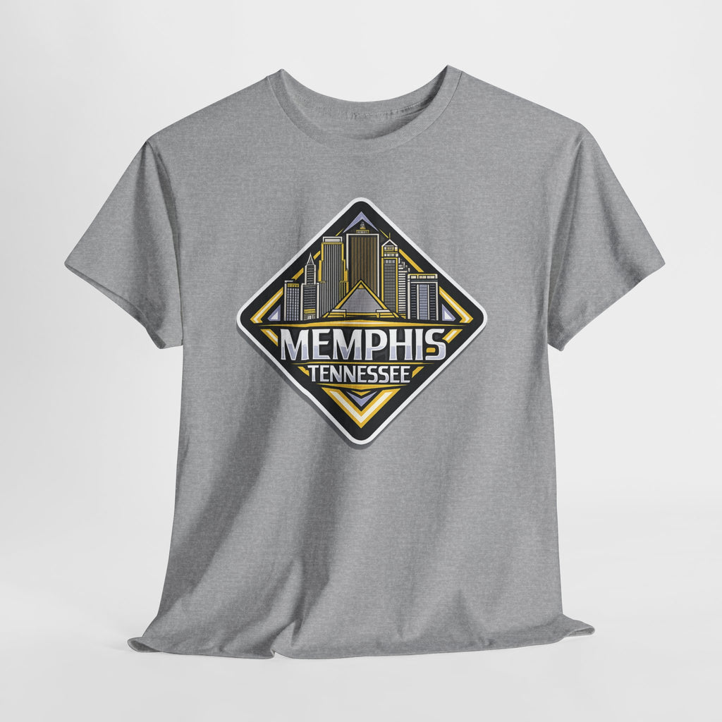 Memphis Tennessee Skyline T‑Shirt — Retro City Badge Tee