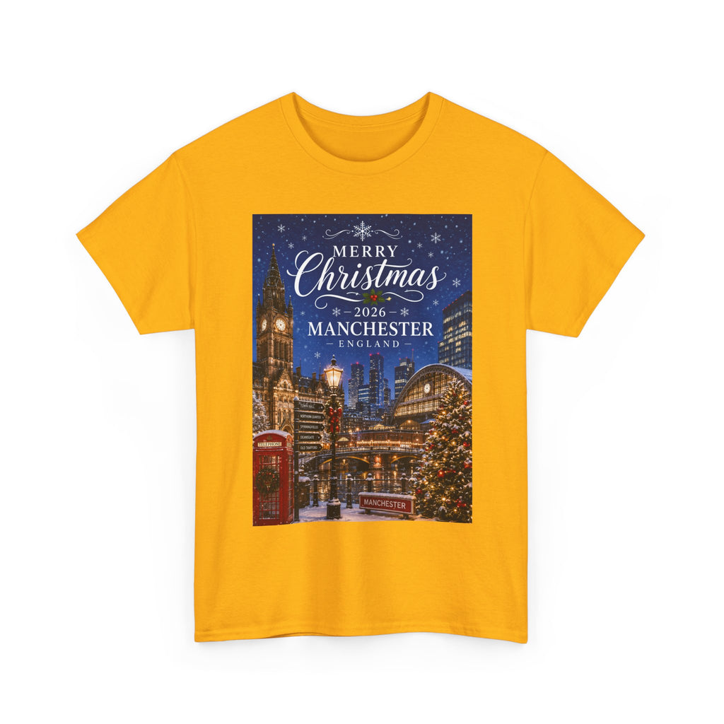 Manchester Christmas Tee — Merry Christmas 2026 Holiday T‑Shirt