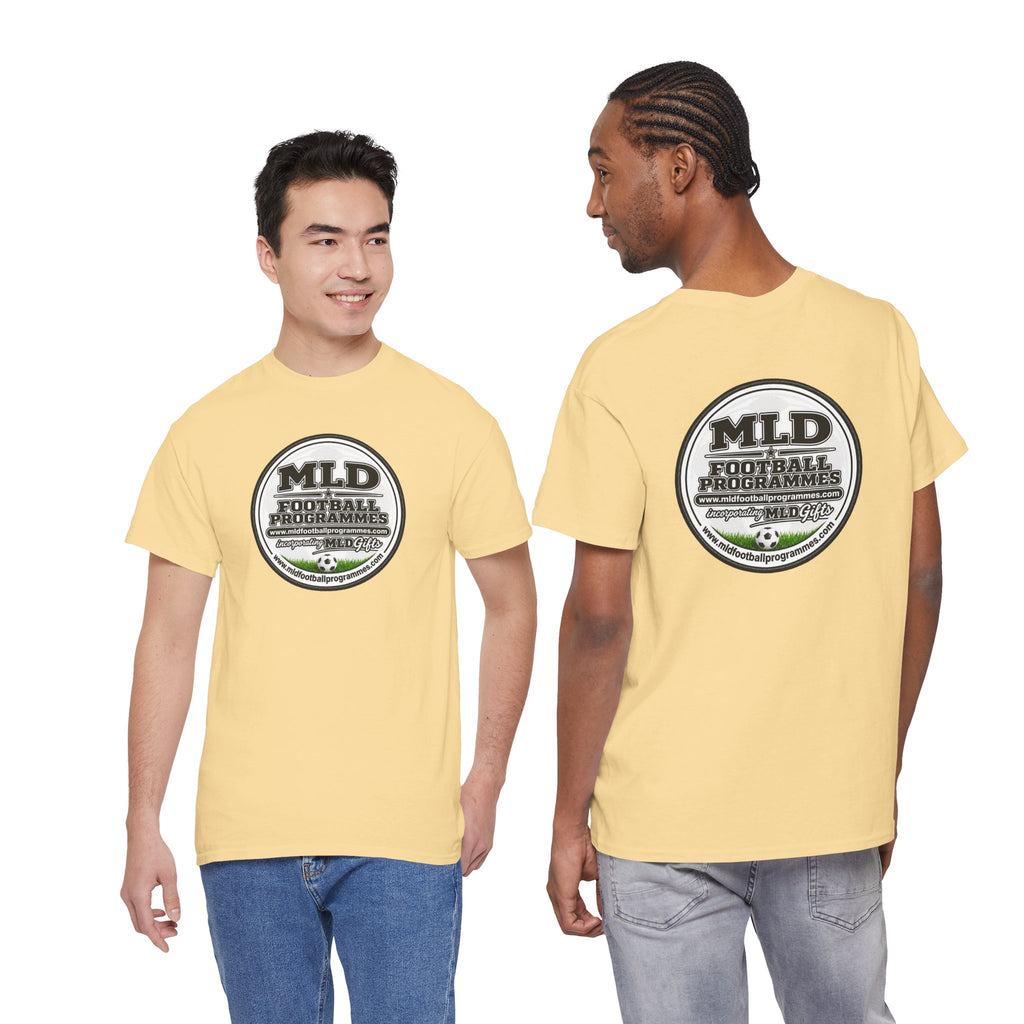 MLD Football Programmes Vintage Logo Cotton T-Shirt
