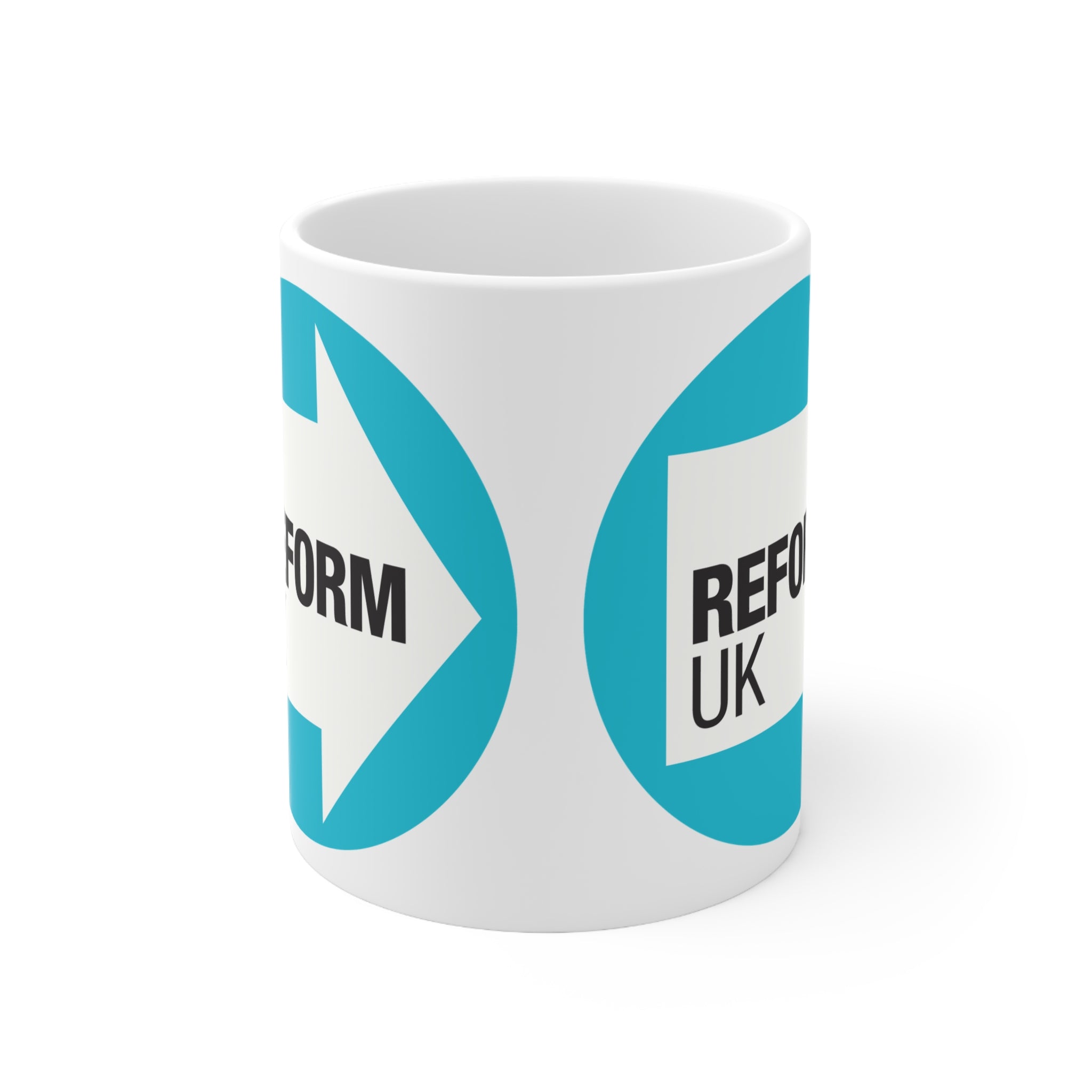 Reform UK Logo Mug — Ceramic Coffee Cup (11oz & 15oz)