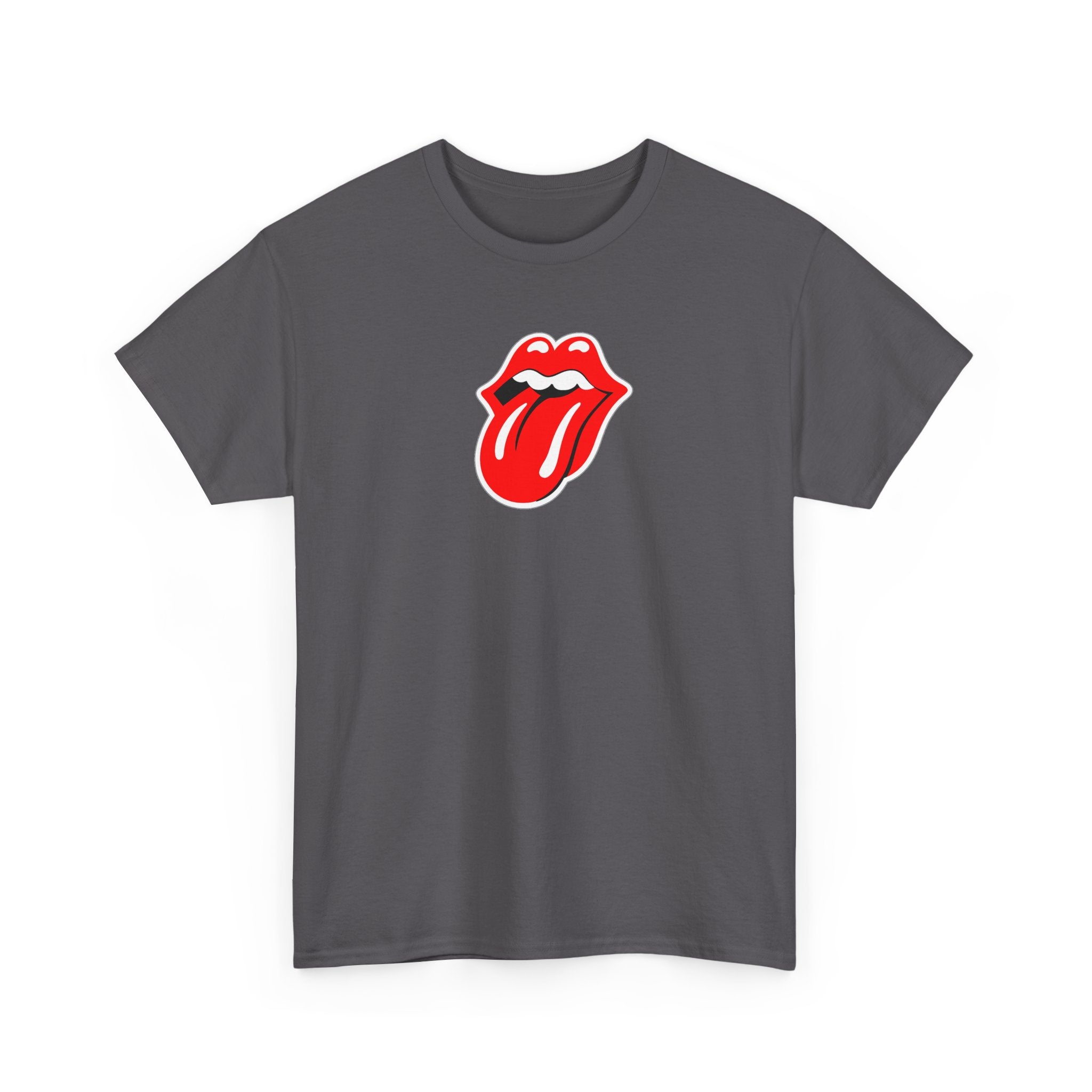 Rock Retro Red Tongue and Lips Graphic Tee