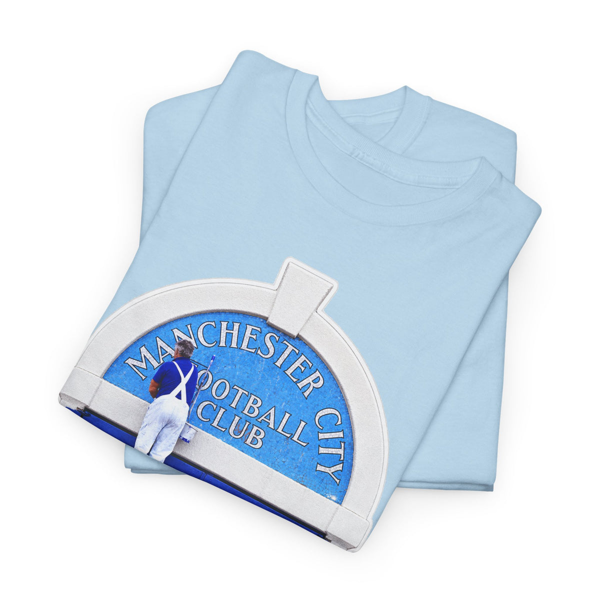 Manchester City Maine Road Inspired Cotton T-Shirt