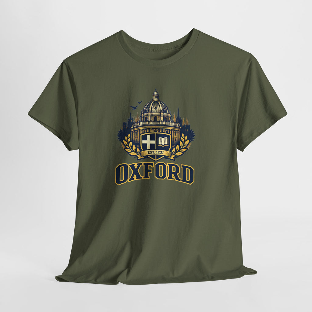 Oxford Crest T-Shirt — Vintage University Graphic Tee