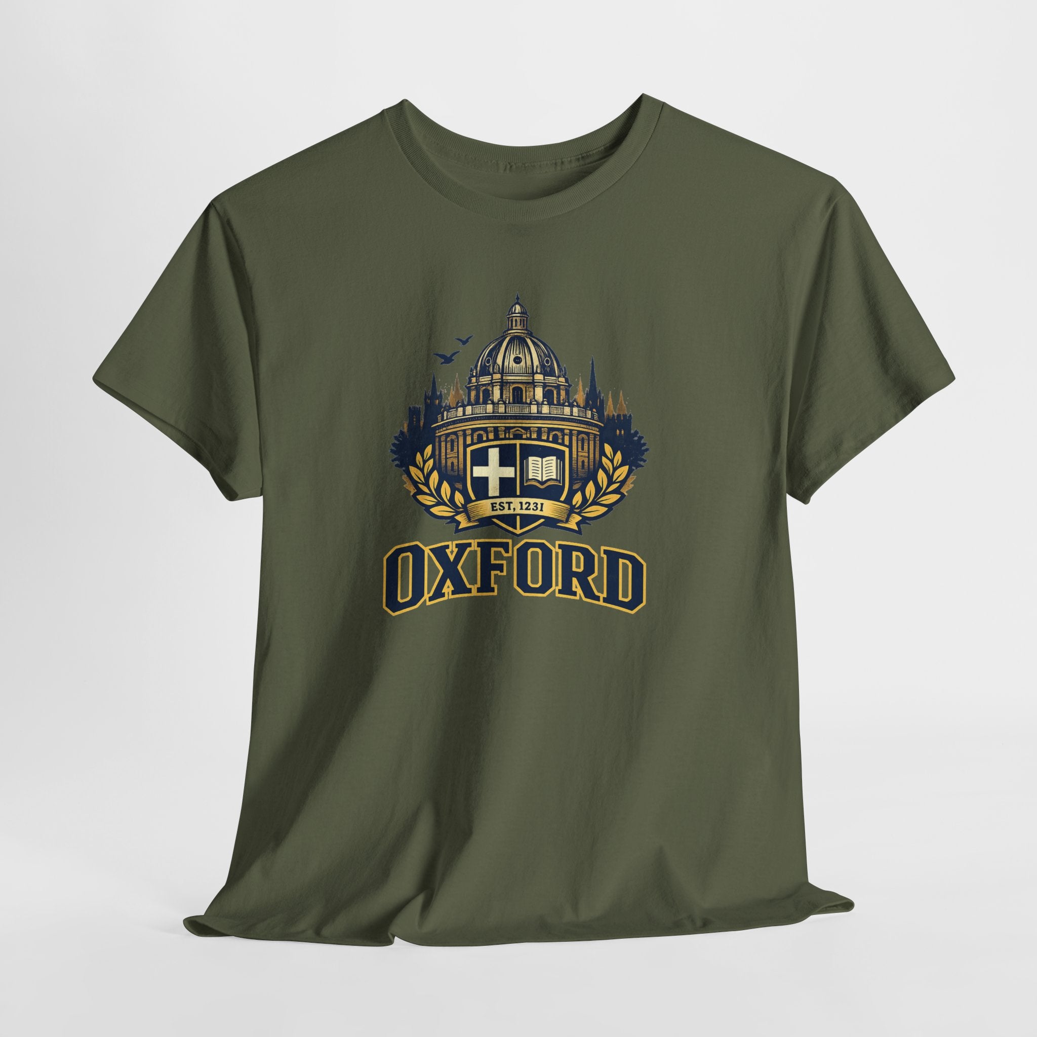 Oxford Crest T-Shirt — Vintage University Graphic Tee