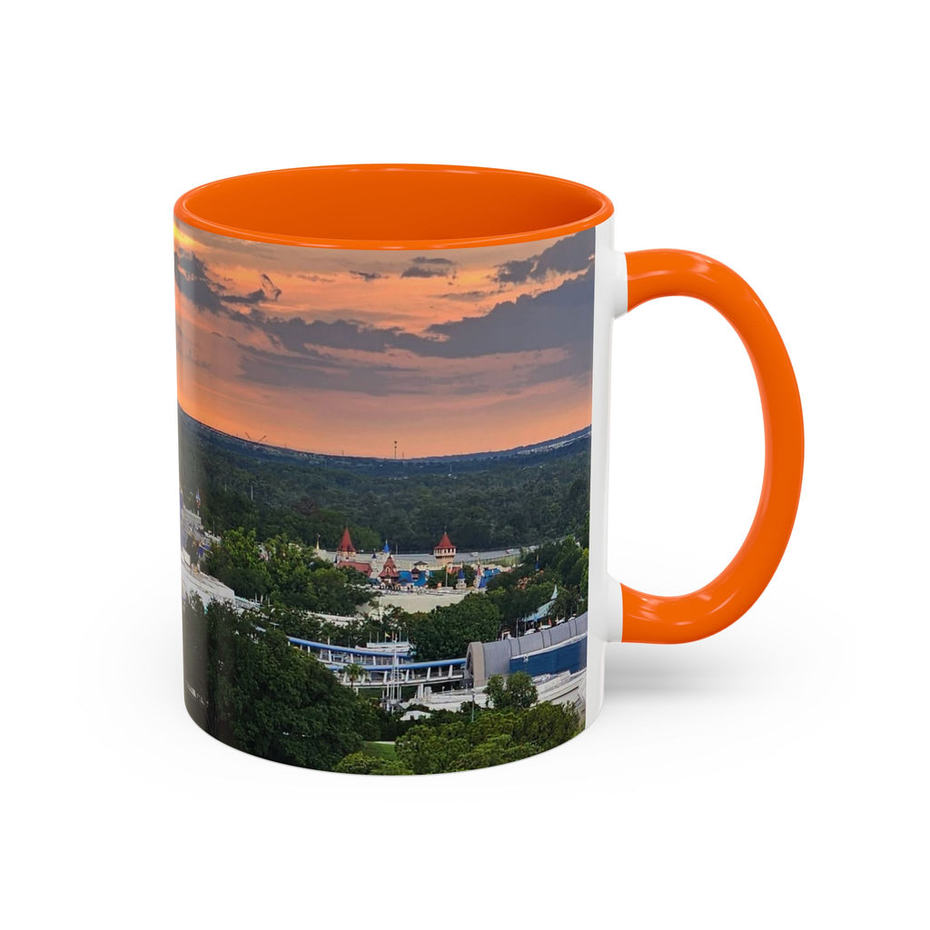 Disney Magic Kingdom Castle Sunset Coffee Mug (Accent, 11/15oz)