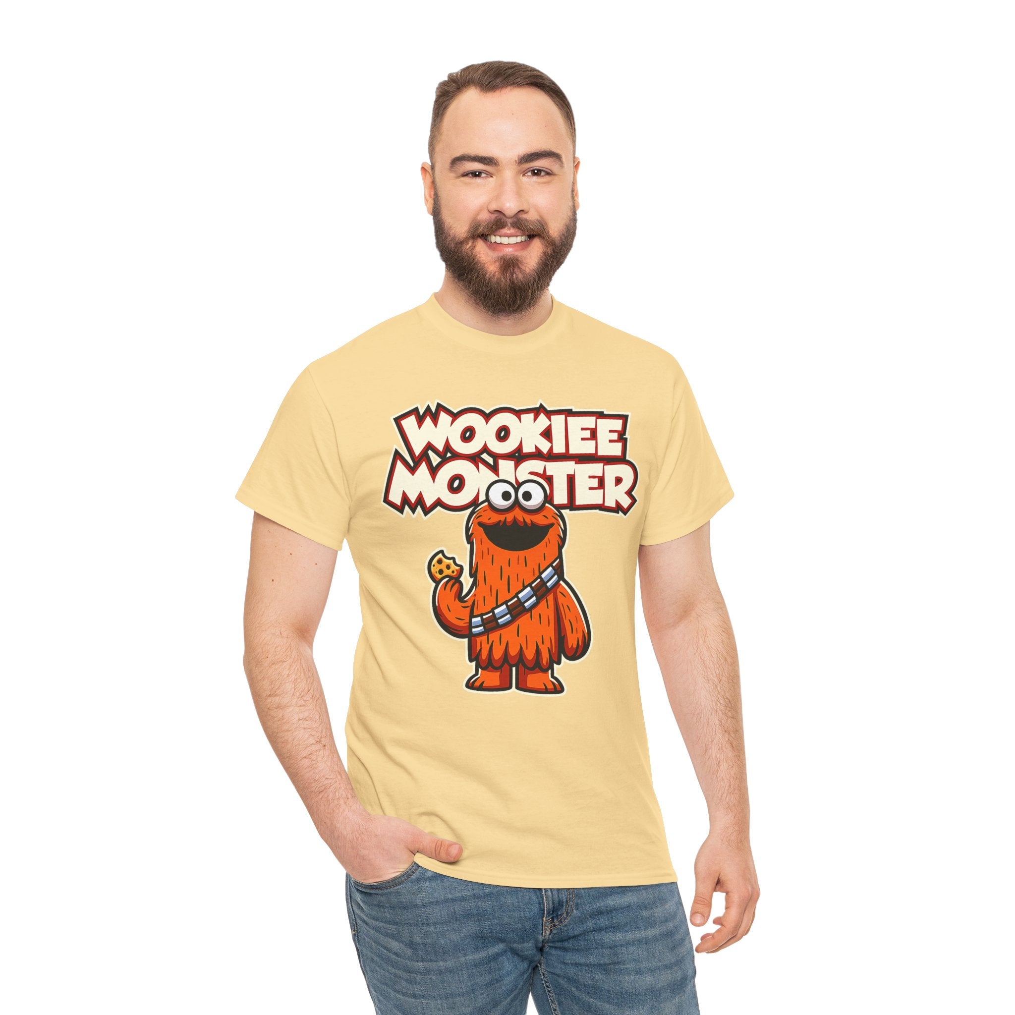 Wookiee Monster Tee - Funny Retro Sci‑Fi Cartoon Shirt