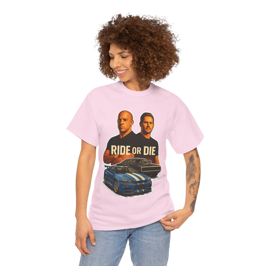 Ride or Die Street Racing Graphic Cotton Tee