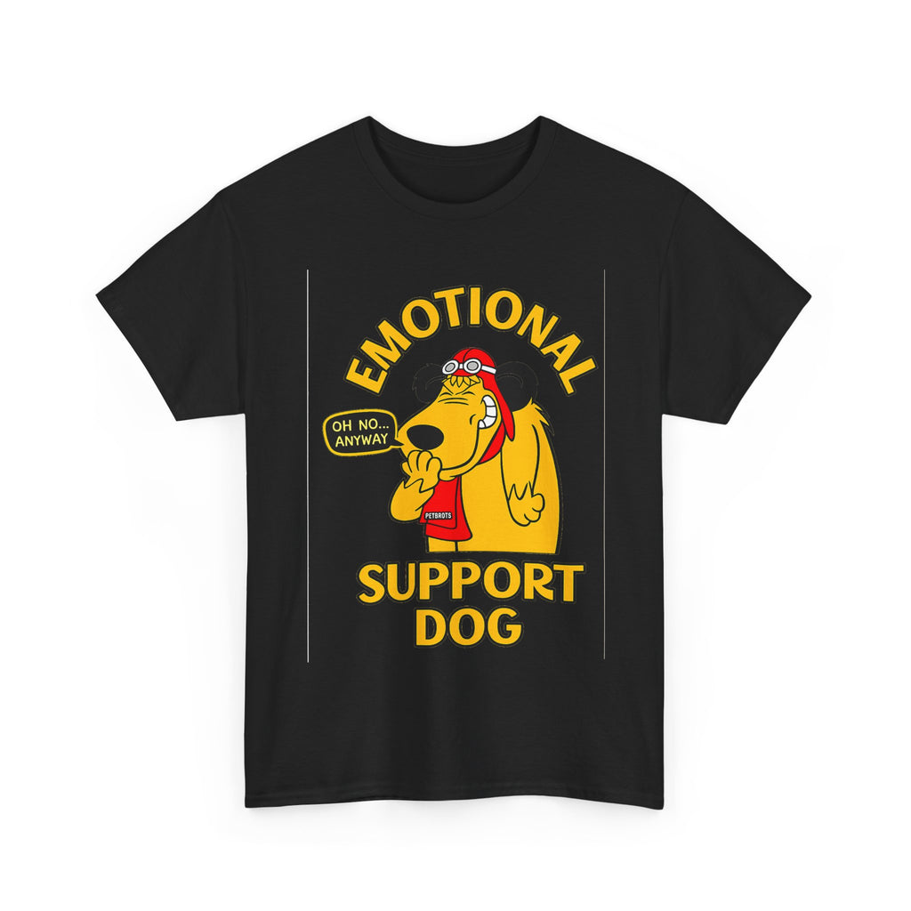 Emotional Support Dog T-Shirt — Cute Cartoon Comfort Pup Tee