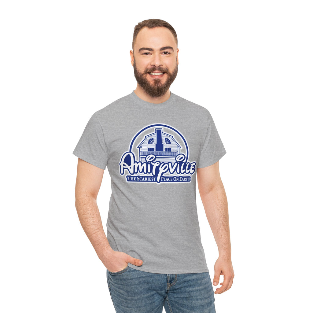 Amityville Horror Tee – "Amityville: The Scariest Place on Earth" Graphic Shirt
