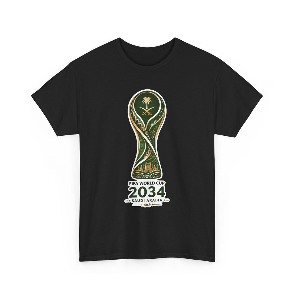 2034 FIFA World Cup Qatar 2034 Trophy Cotton T‑Shirt