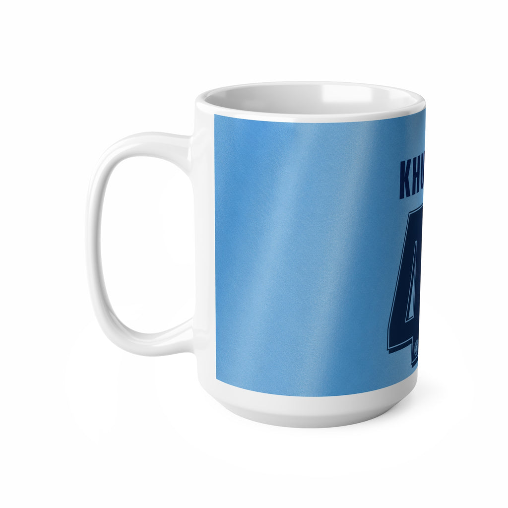 Manchester City Khusanov Jersey Mug - 'City Khusanov 45' Ceramic Coffee Cup (11oz/15oz)