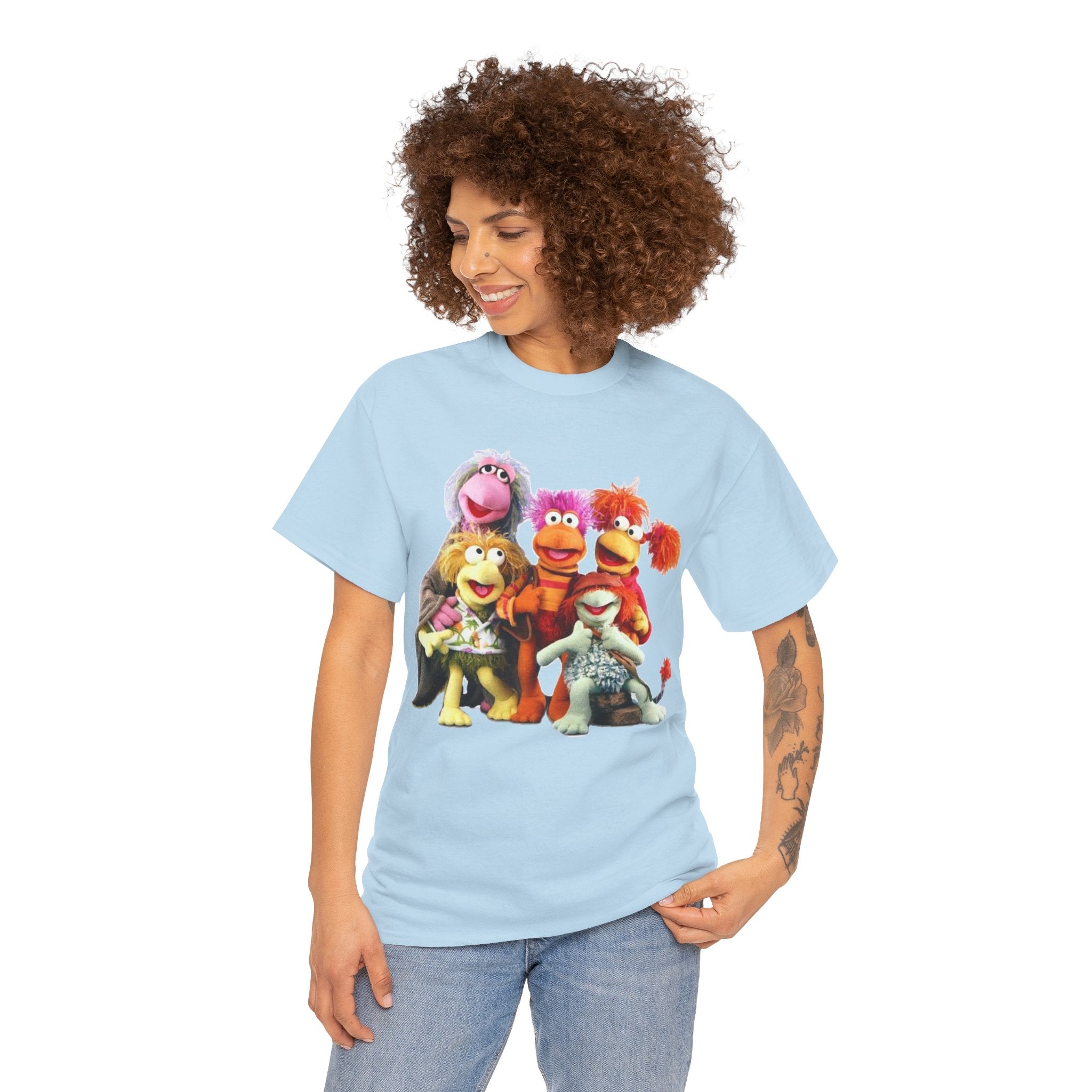 Fraggle Rock Characters T-Shirt — Vintage 80s Kids TV Crew Tee