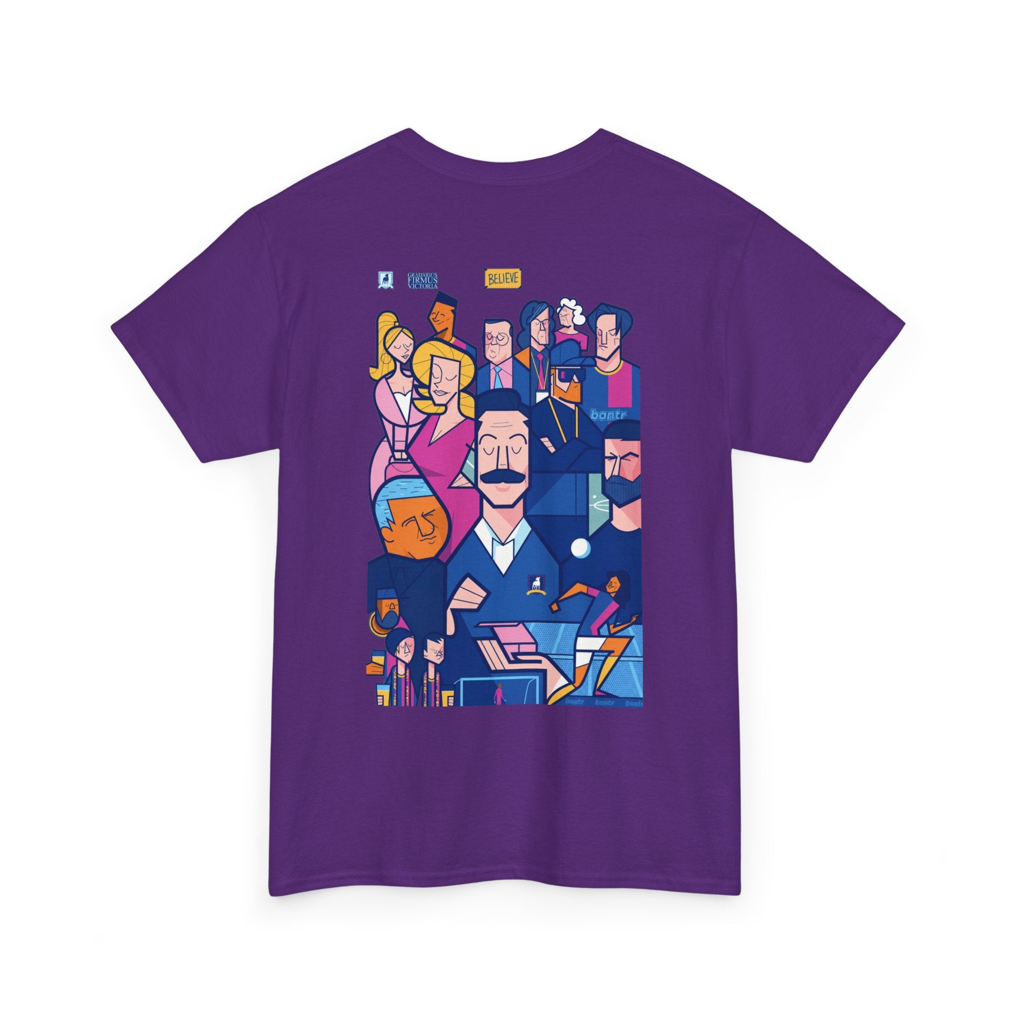 Ted Lasso Inspired Graphic Tee — Retro Team Illustration