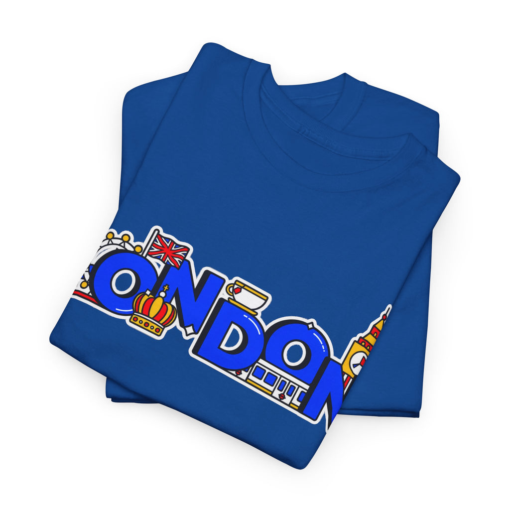 London Cityscape Tee — Illustrated London Landmarks Shirt