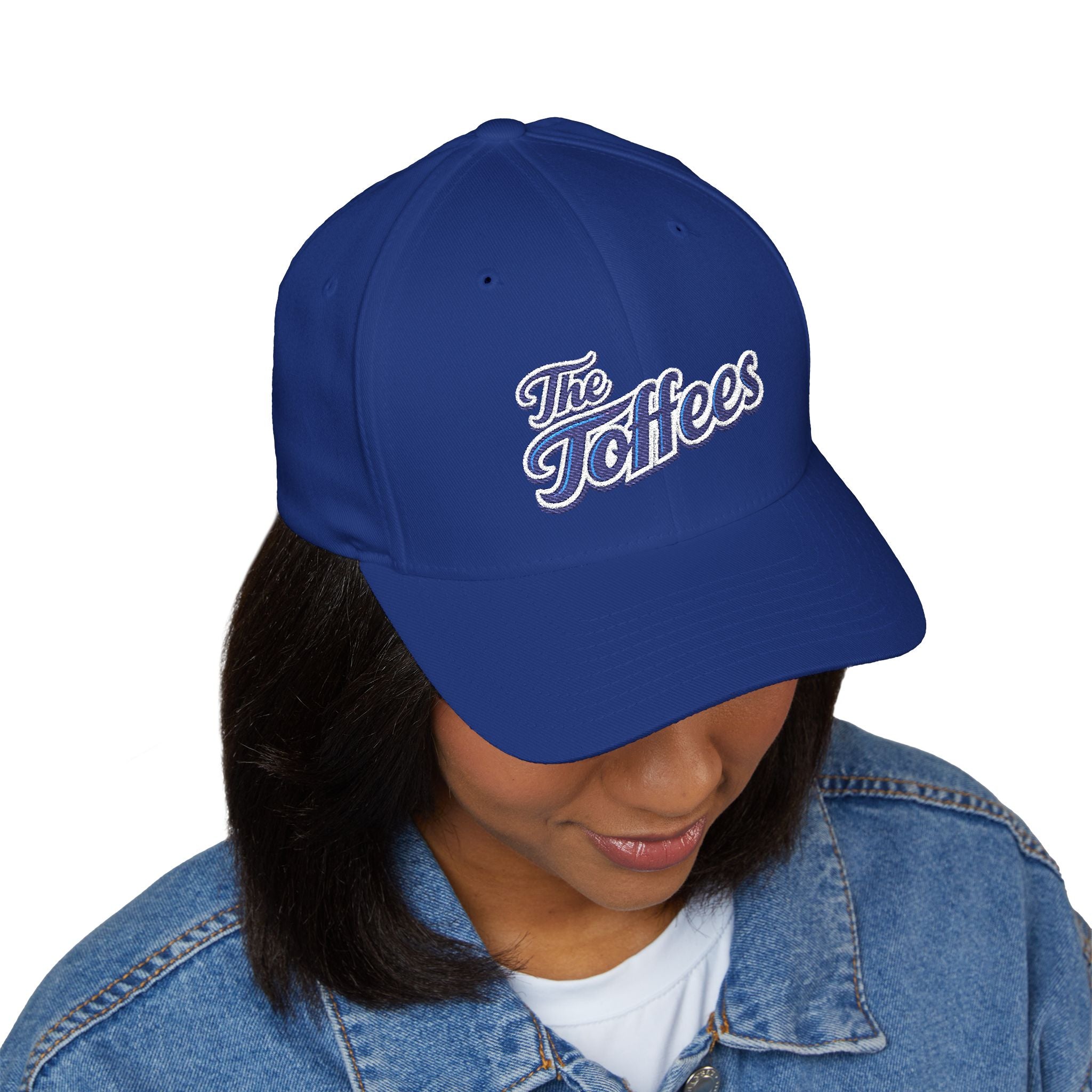 Embroidered 'The Toffees' Baseball Cap - Classic White Team Hat