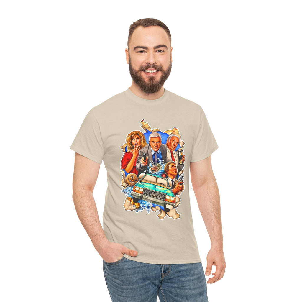 The Naked Gun / Police Squad Crime Comedy Movie Poster Cotton T-Shirt