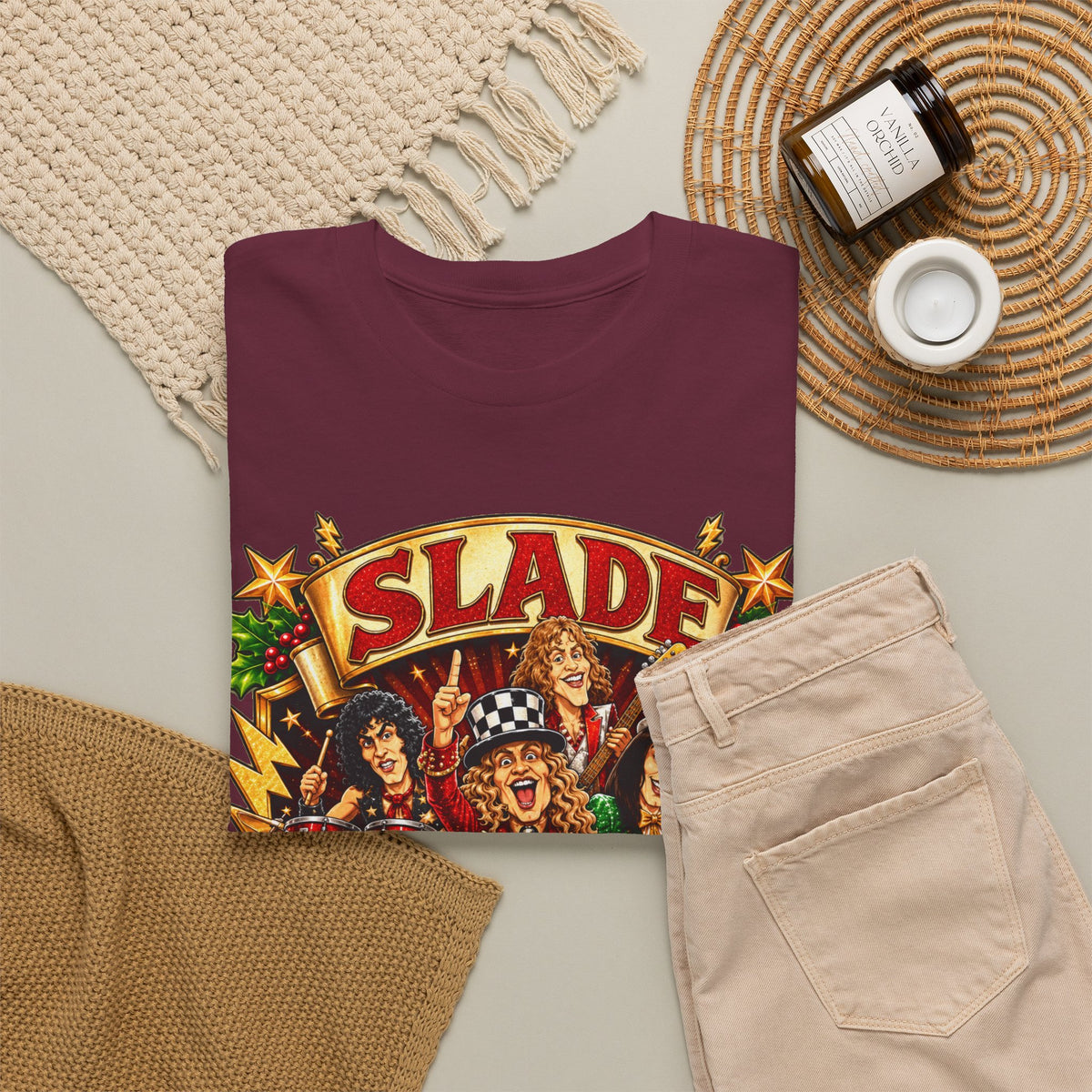 Slade it's Christmas Unisex Heavy Cotton Tee