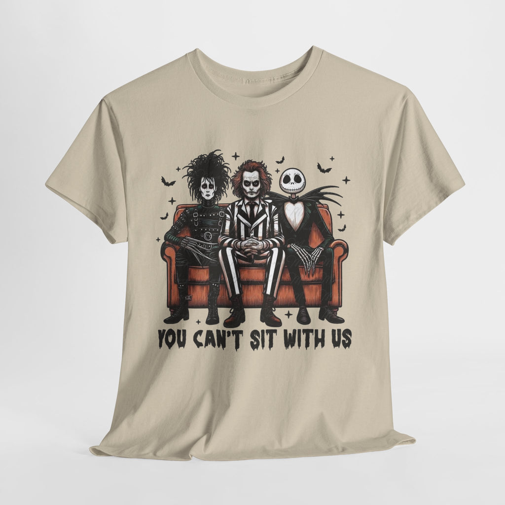 Johnny Depp Graphic Tee — 'You Can't Sit With Us' Halloween Horror Trio T-Shirt