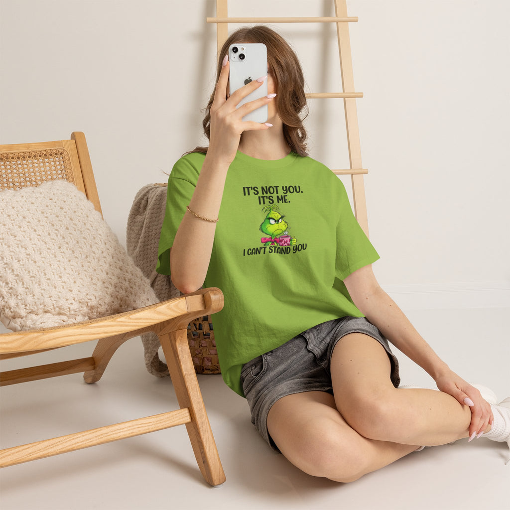 Grumpy Grinch Tee – "It's Not You. It's Me. I Can't Stand You" Christmas Shirt