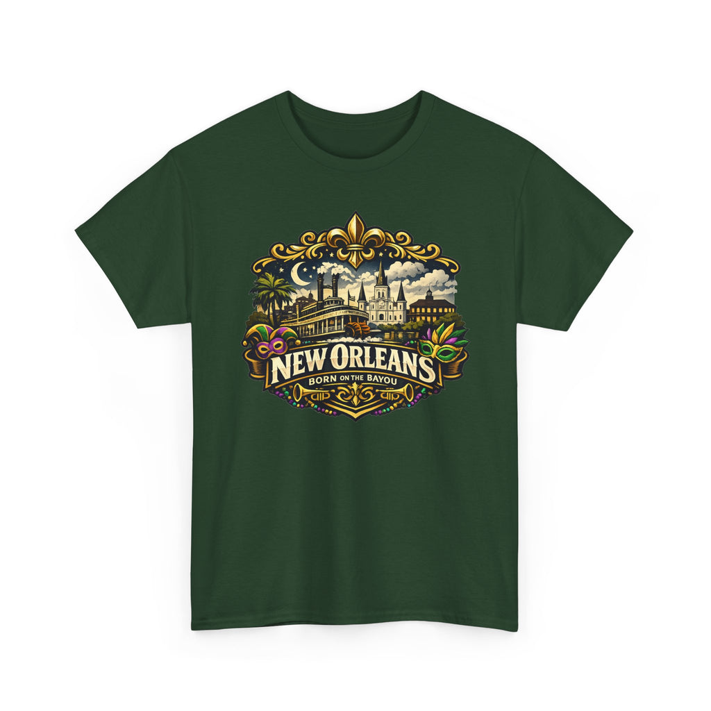 New Orleans Vintage Badge Tee — Crescent City Souvenir T-Shirt