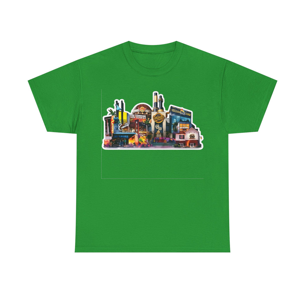 Universal Orlando Skyline T-Shirt — Neon Strip Casino Cityscape Tee