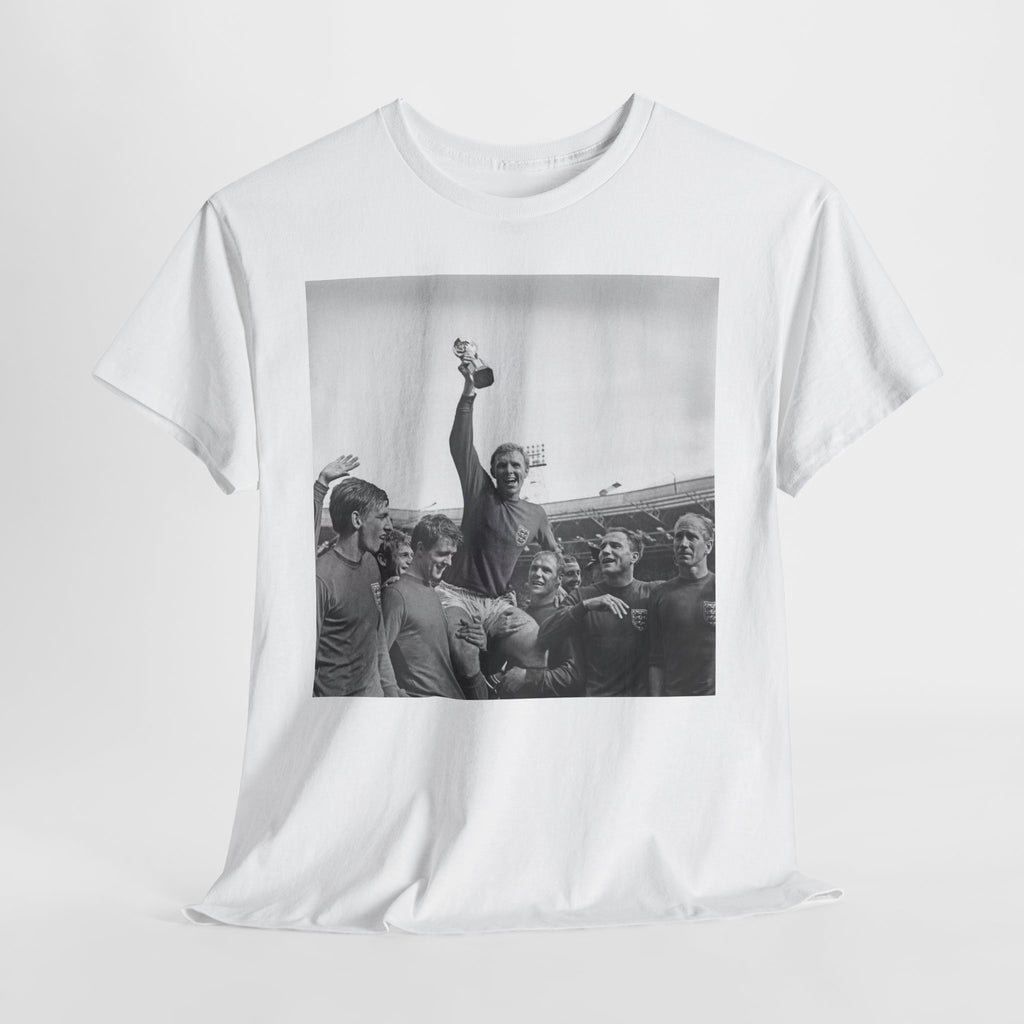 1966 World Cup Winners England Vintage Soccer Team Photo T-Shirt
