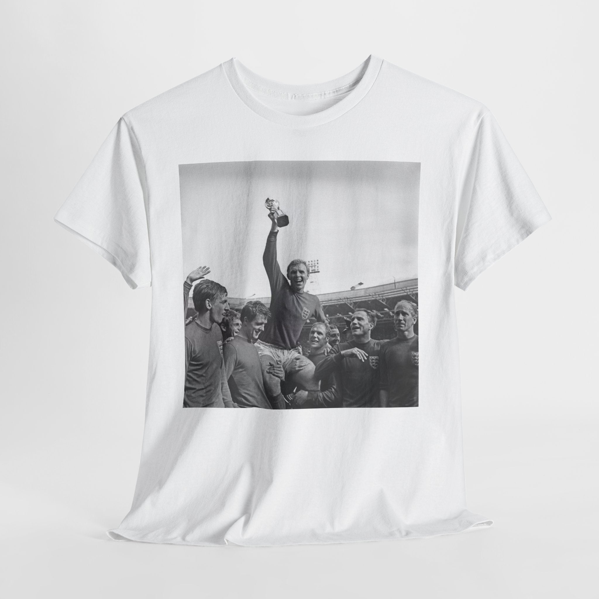 1966 World Cup Winners England Vintage Soccer Team Photo T-Shirt