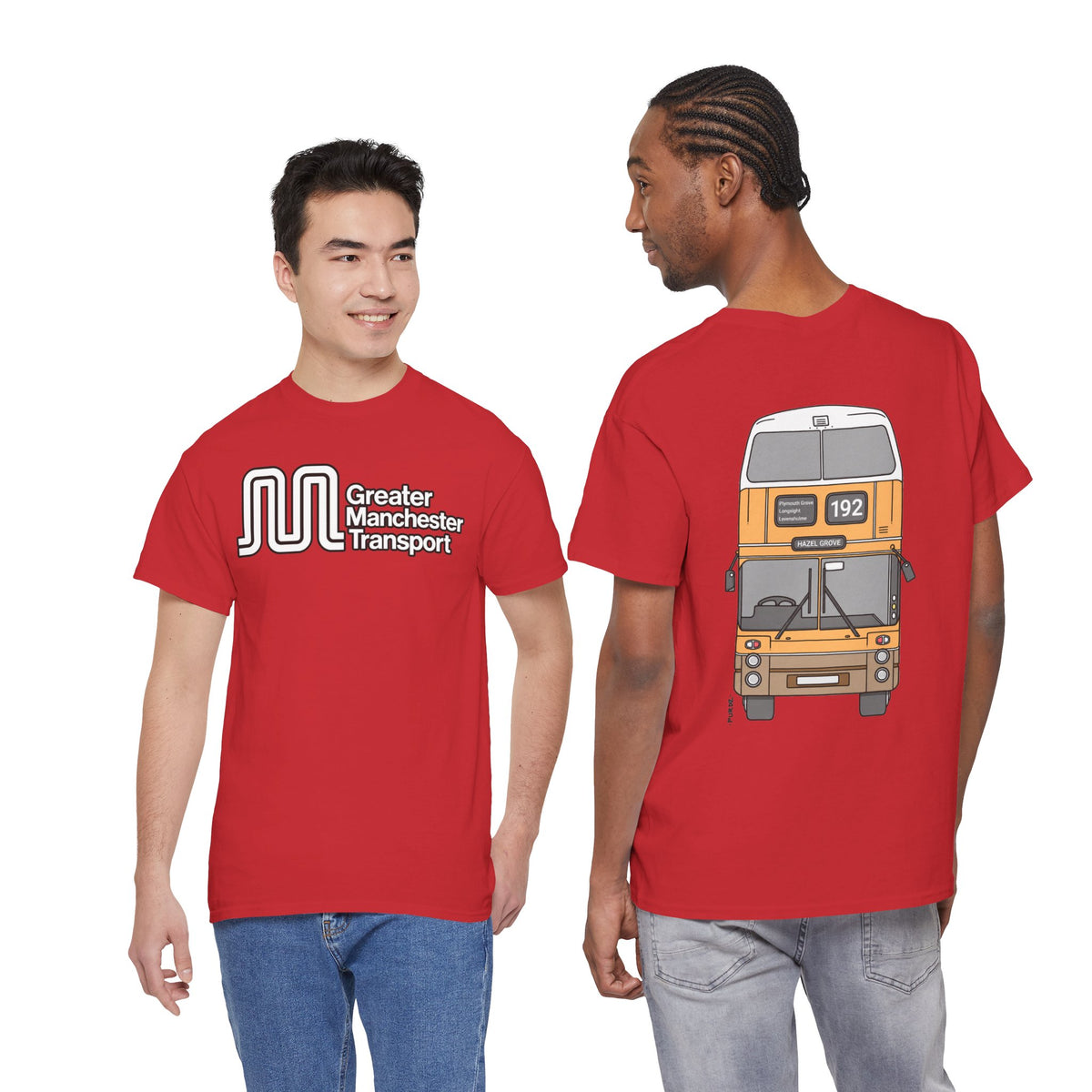 Greater Manchester Transport Tee – Vintage Bus Graphic T-Shirt