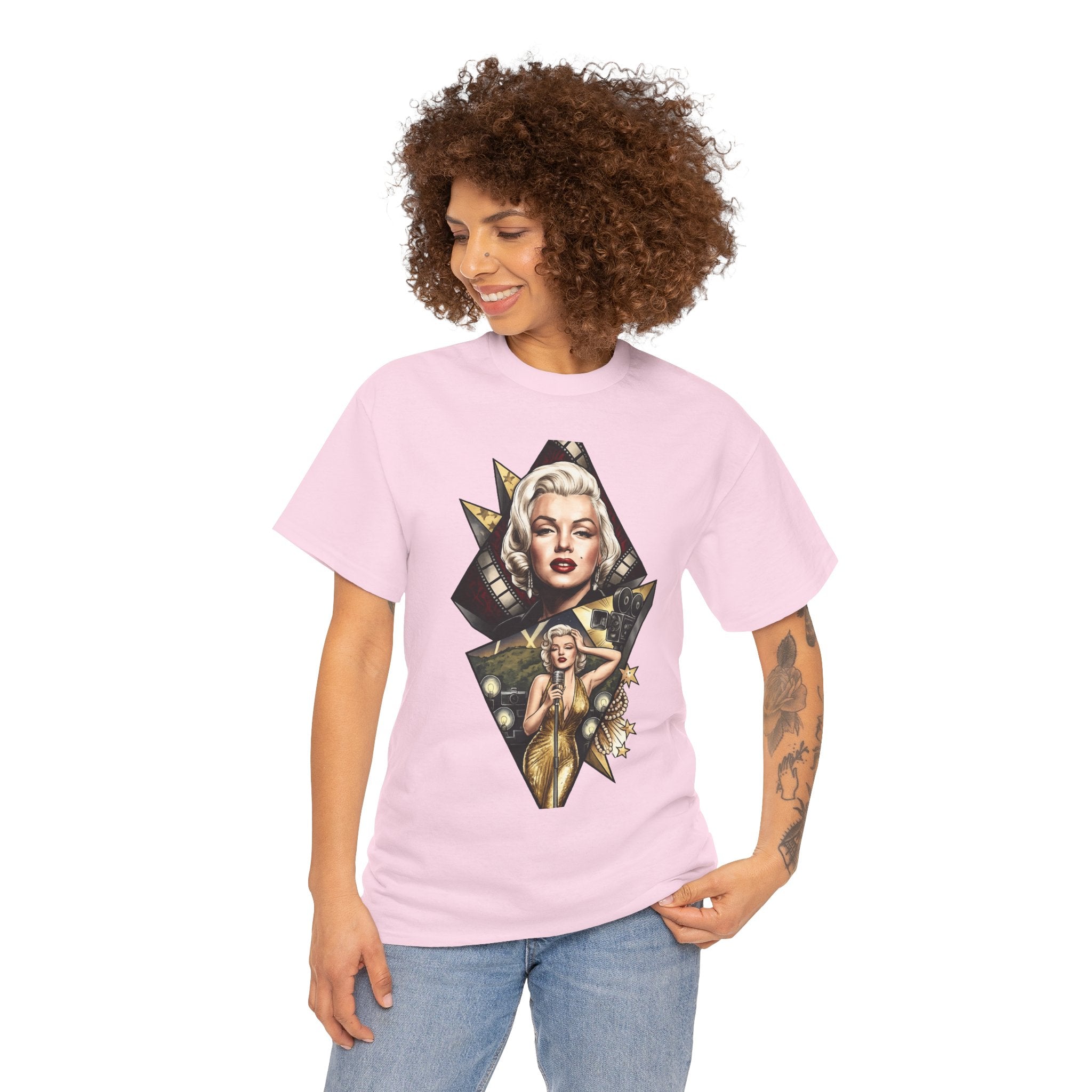 Marilyn Monroe Retro Portrait Tee — Vintage Glam Graphic T-Shirt