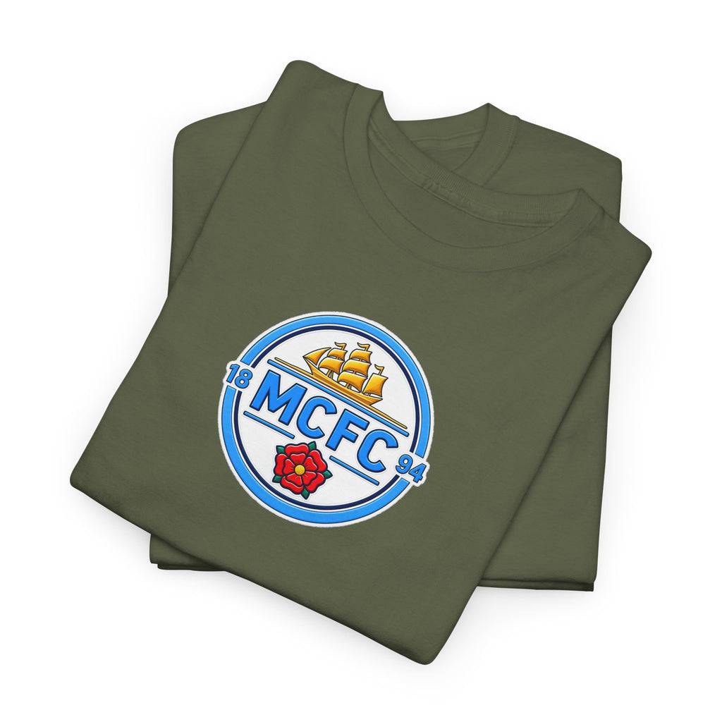 MCFC Retro Crest T‑Shirt — Vintage Soccer Fan Tee