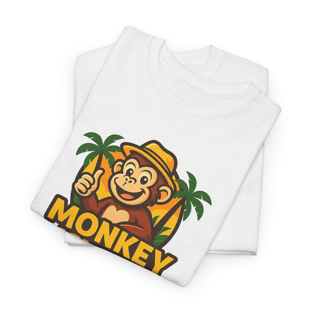 Monkey Island T-Shirt — Cute Tropical Monkey Logo Tee