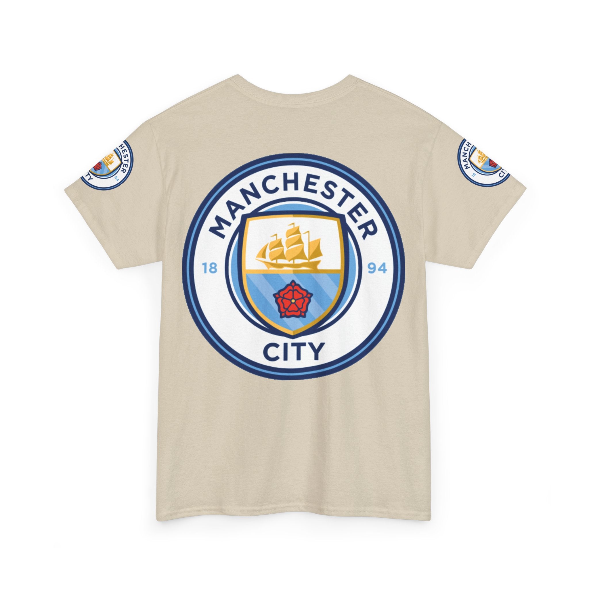 Manchester City Crest T-Shirt — Football Club Logo Tee
