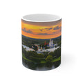 Magic Kingdom Castle Sunset Coffee Mug — Scenic Theme Park Skyline Ceramic Mug (11oz & 15oz)