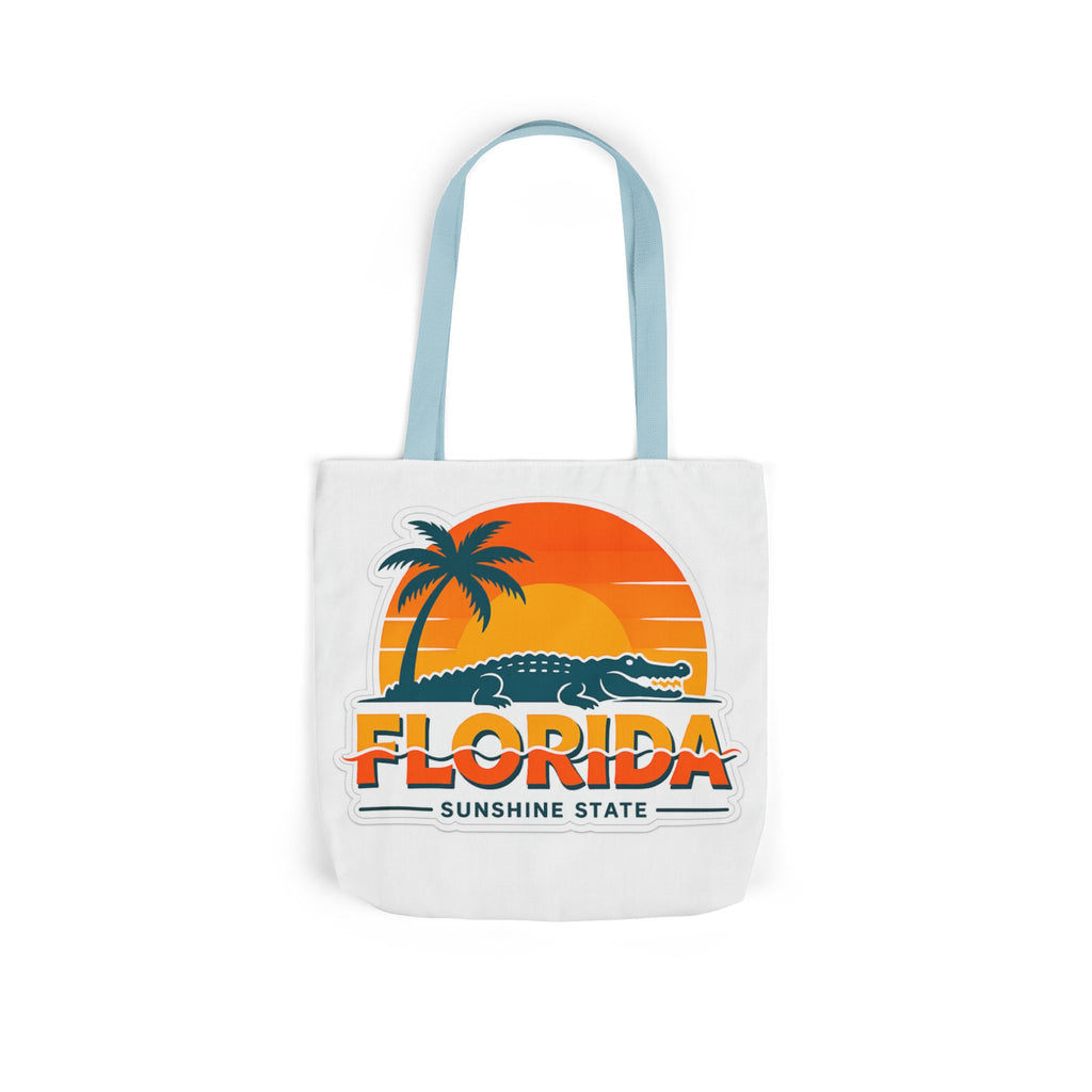 Florida Sunshine State Canvas Tote