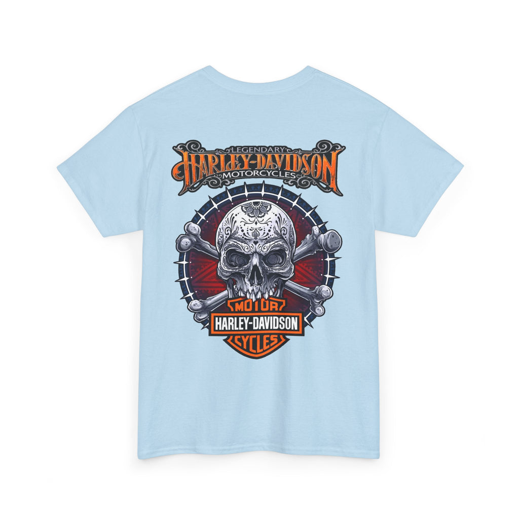 Harley-Davidson Skull Logo Cotton T‑Shirt