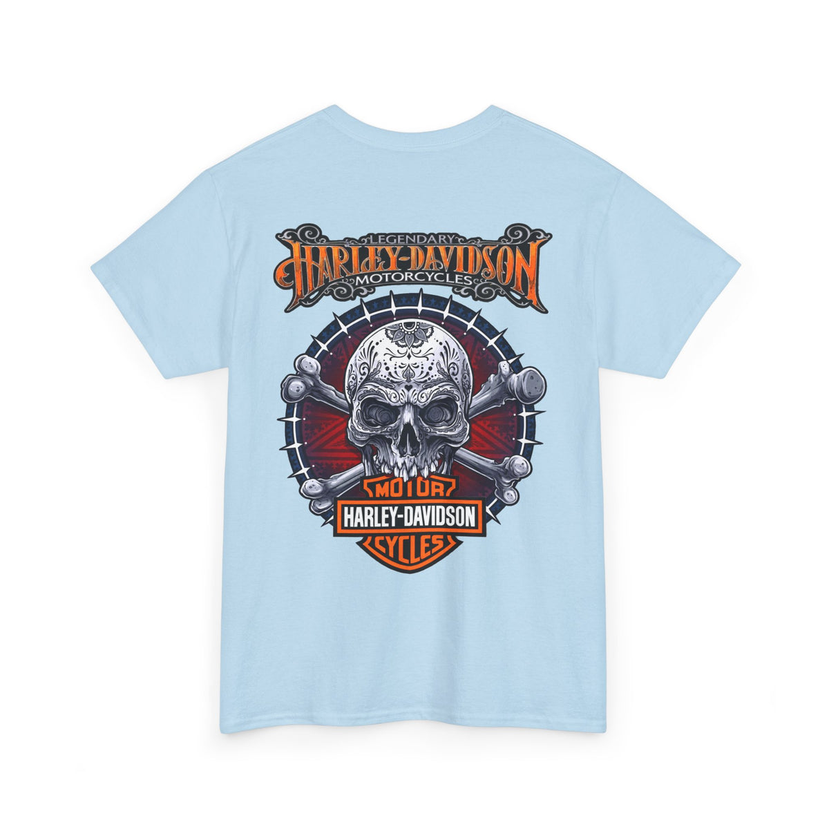 Harley-Davidson Skull Logo Cotton T‑Shirt