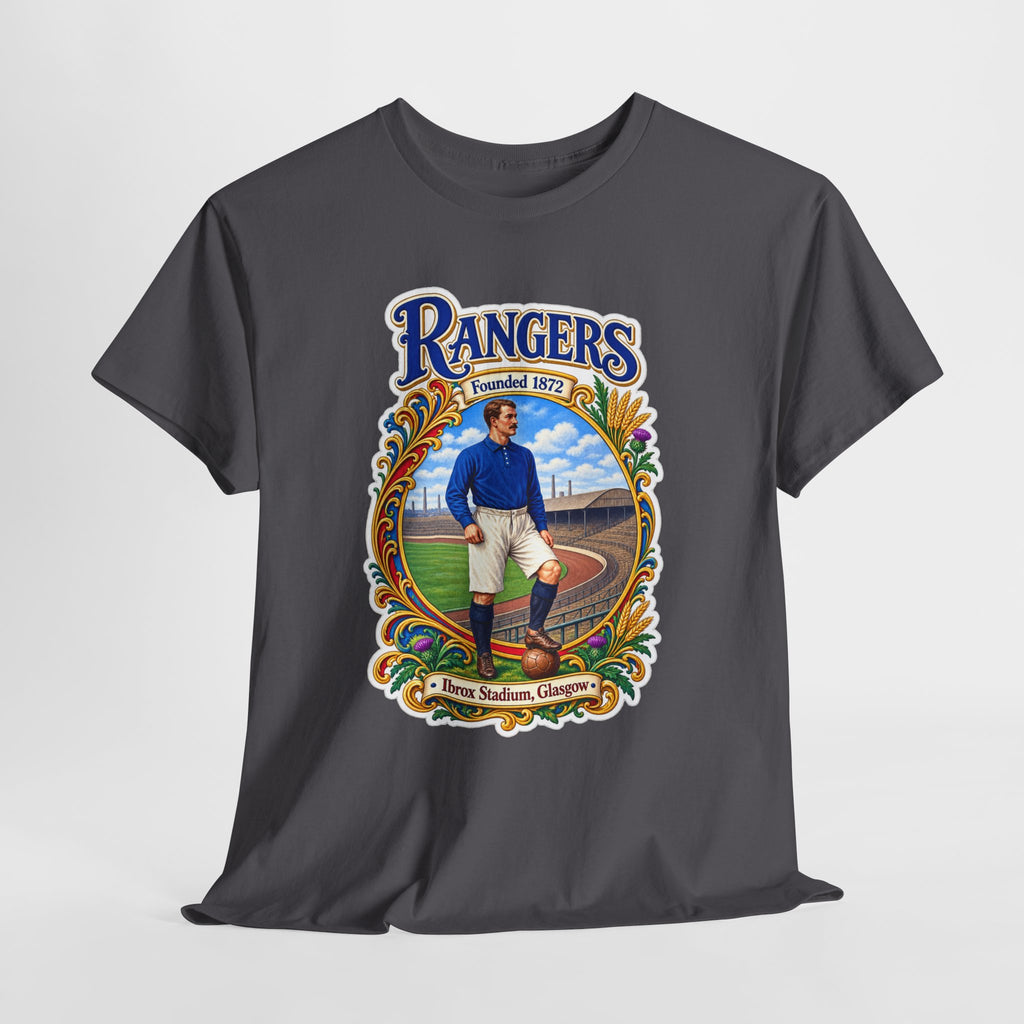Rangers Retro Player Field Graphic Cotton T-Shirt