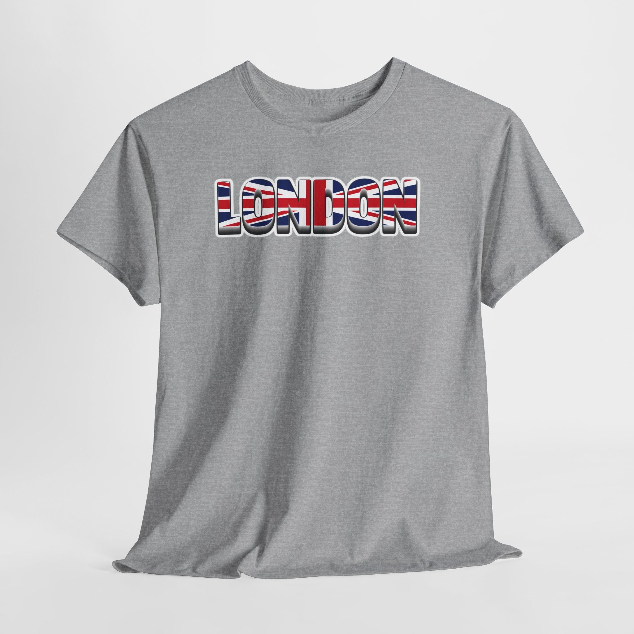 London Union Jack Graphic Tee — Bold UK Travel T-Shirt