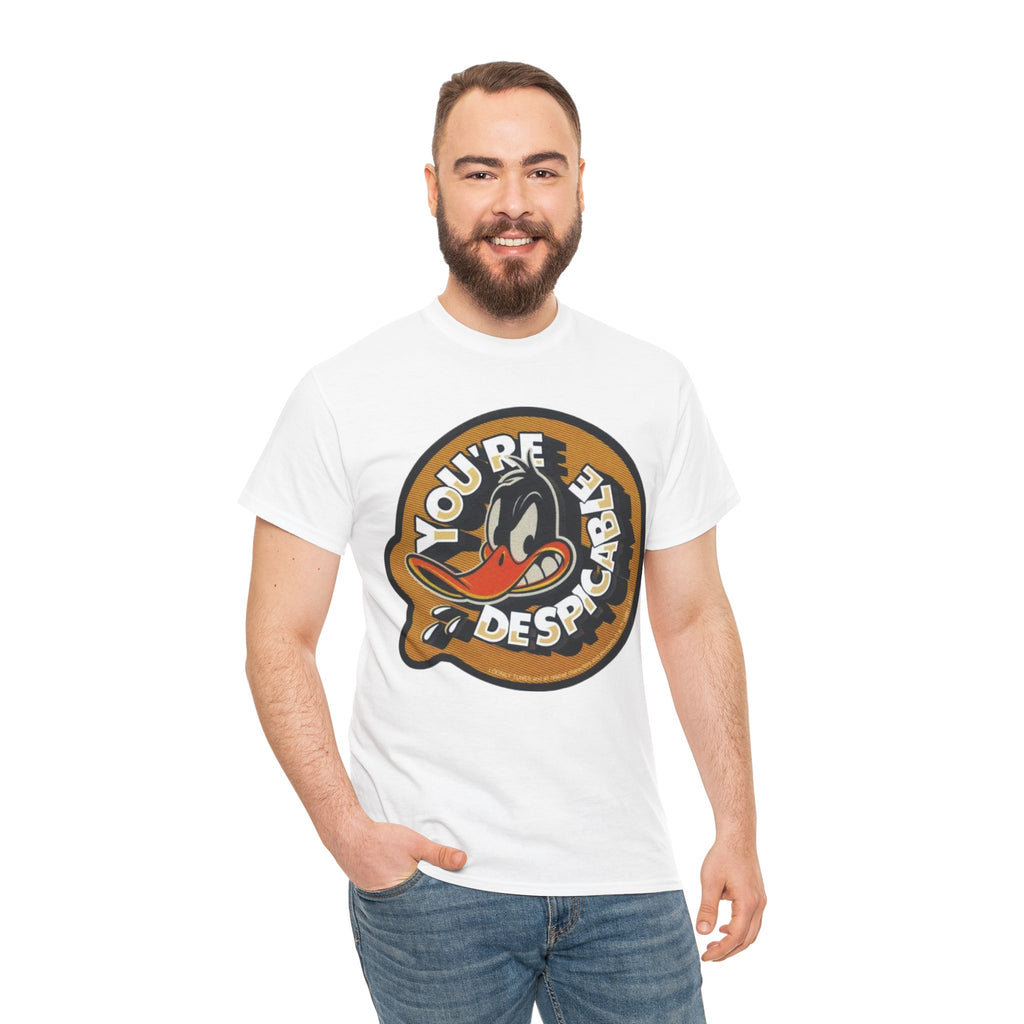 Vintage Daffy Duck Graphic Tee — “You're Despicable” Retro Cartoon Shirt