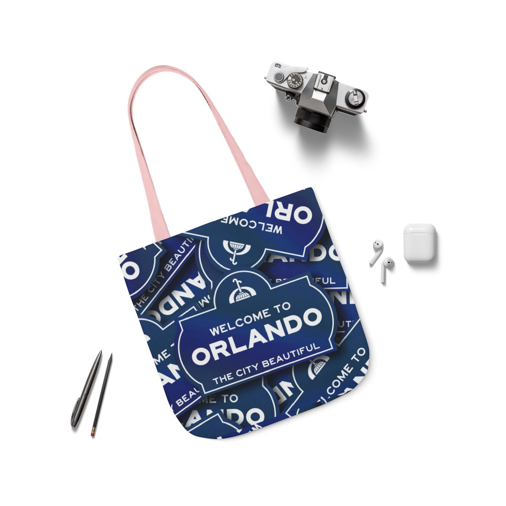 Orlando Welcome Sign Canvas Tote
