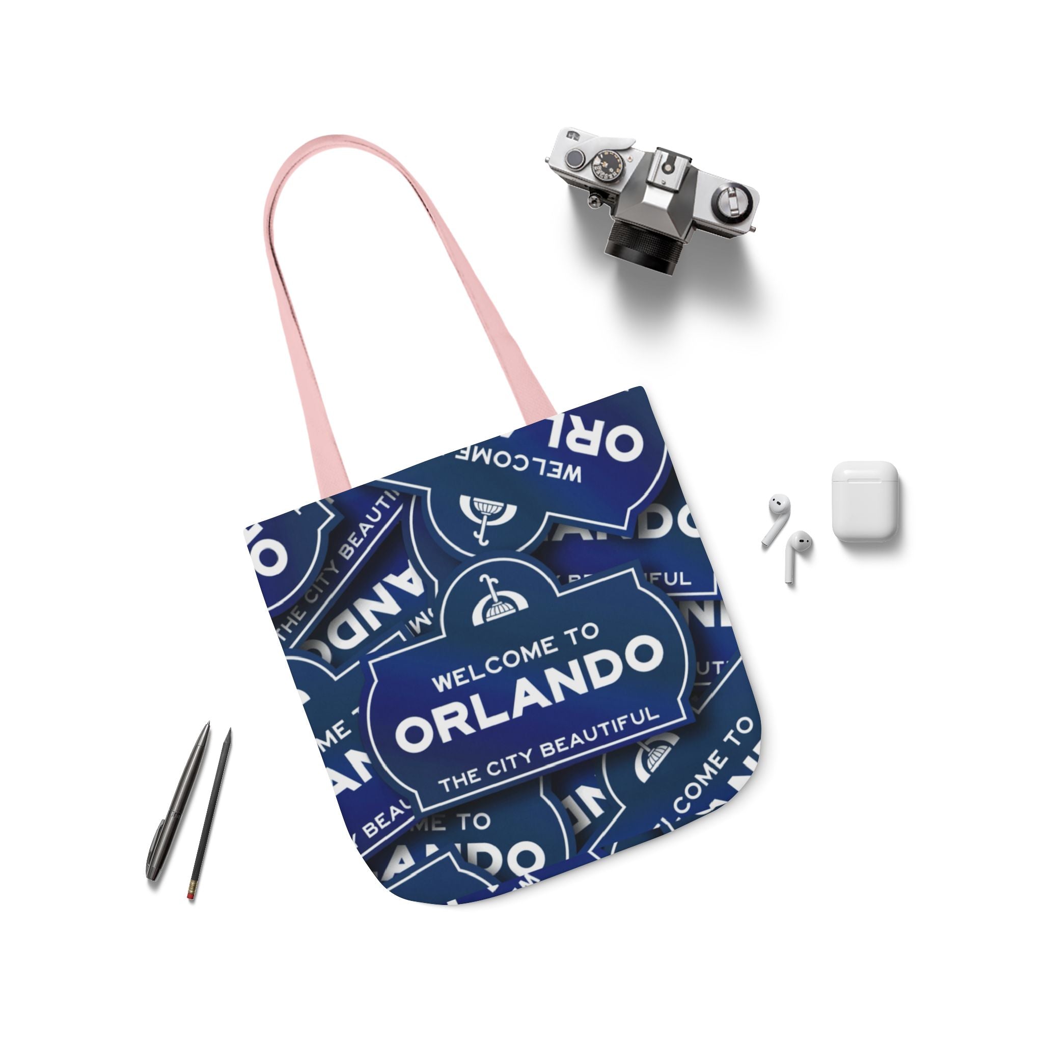 Orlando Welcome Sign Canvas Tote