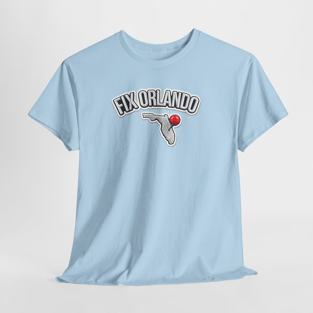 Fix Orlando T-Shirt — Florida Map with Bowling Pin Local Pride Tee