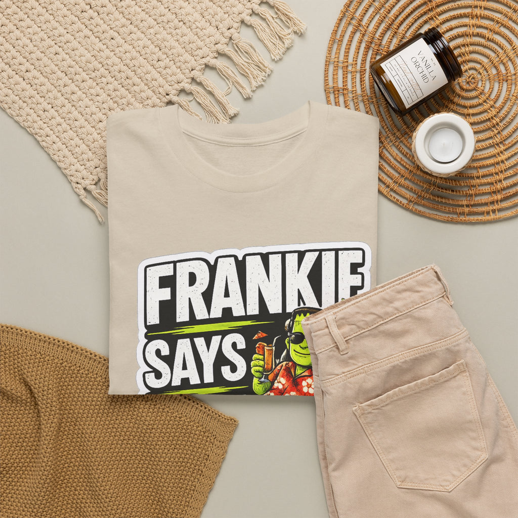 Frankie Says Relax Funny Graphic Cotton T-Shirt