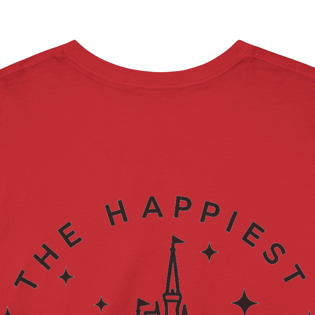 The Happiest Place on Earth Castle Graphic Cotton T-Shirt