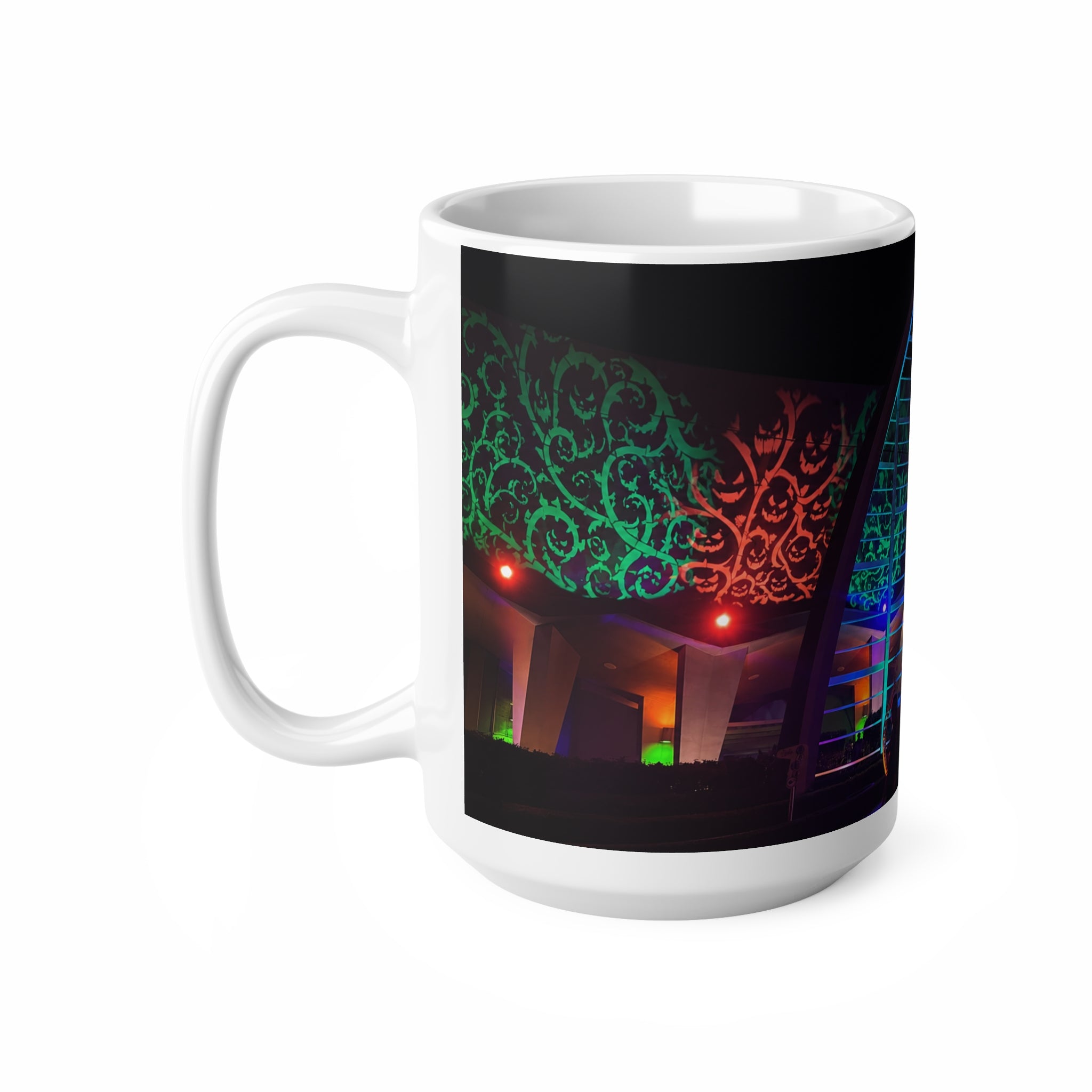 Universal HHN Festival Light Arch Ceramic Mug - Colorful Night Market Coffee Cup (11oz, 15oz)