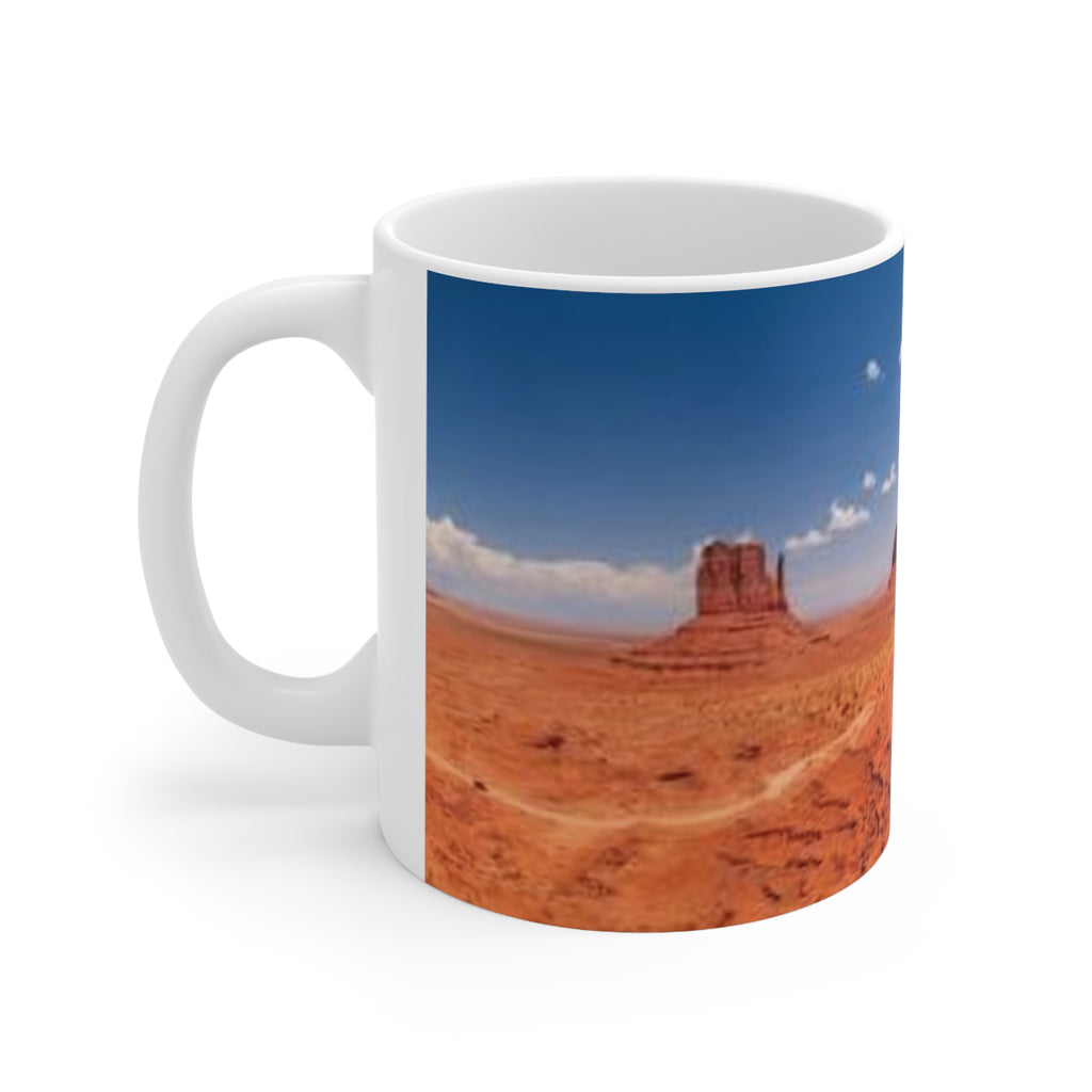 Monument Valley Desert Panorama Mug – Southwestern Landscape Coffee Cup (11oz/15oz)