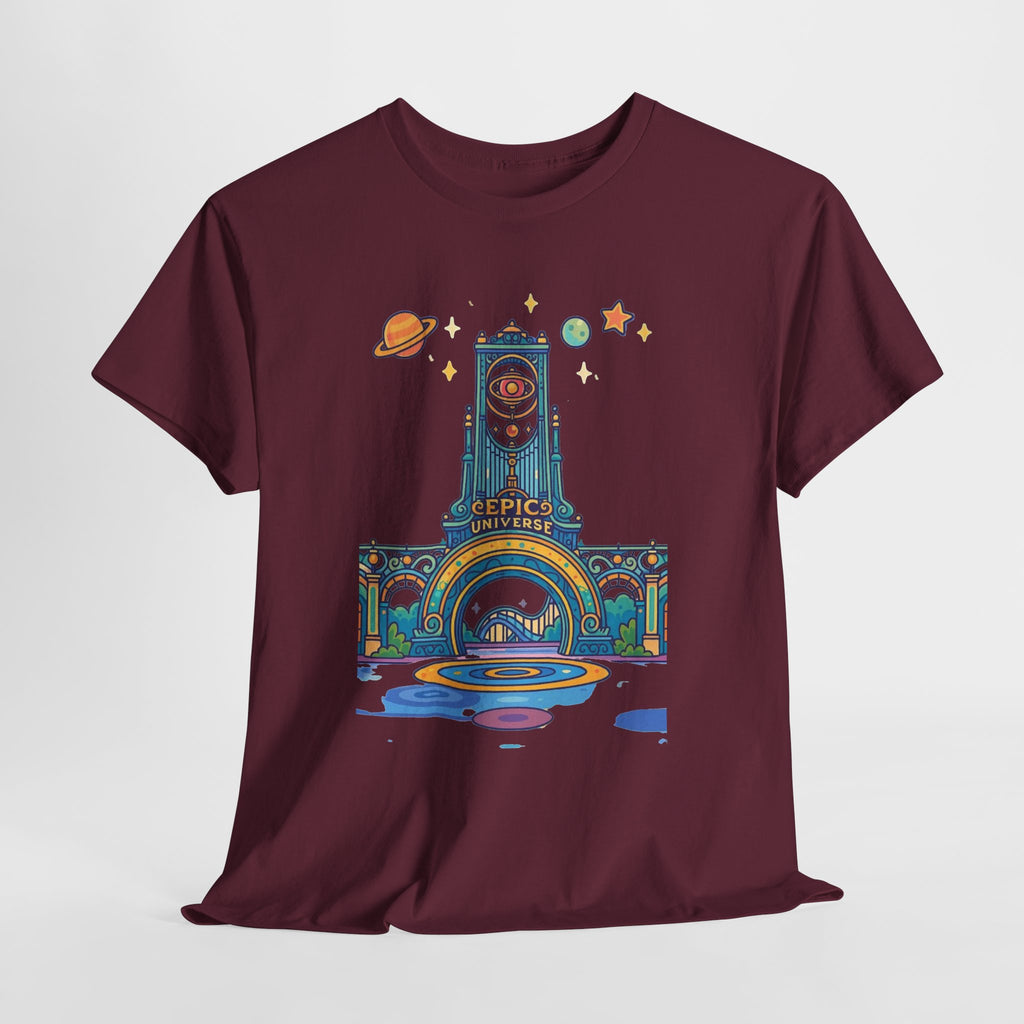 Universal Studios Family Vacation T-Shirt — Retro Space Theater Graphic Tee