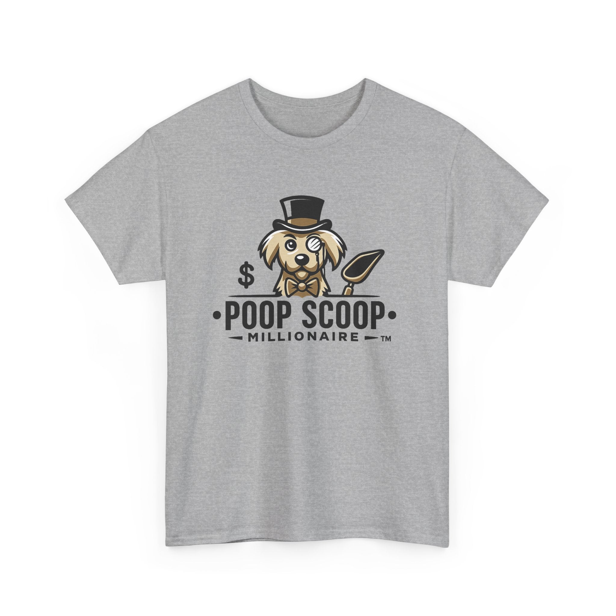 Poop Scoop Millionaire T-Shirt — Funny Dog Poop Scooping Tee
